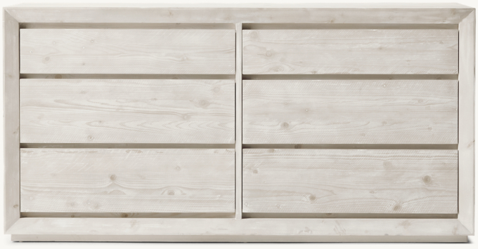 Front view of Callum Wide Dresser 