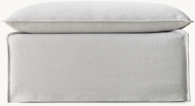 Shown in Mist Washed Belgian Flax Linen.