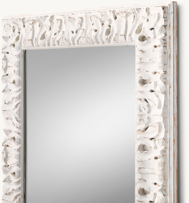 Bellamy Hand-Carved Leaner Mirror | RH Baby & Child