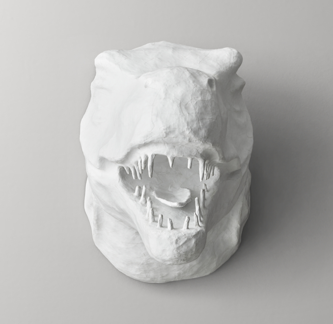 Papier-MâChé Dinosaur Head T. Rex
