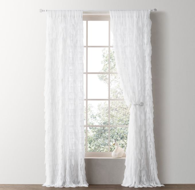 Restoration factory Hardware Baby & Child, Linen/Cotton drapery panel