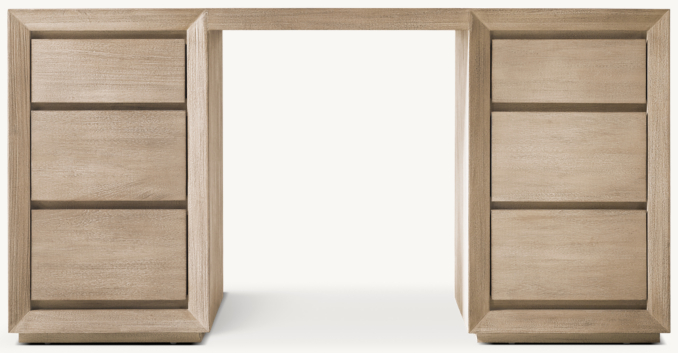 Front view of Callum Storage Desk 
