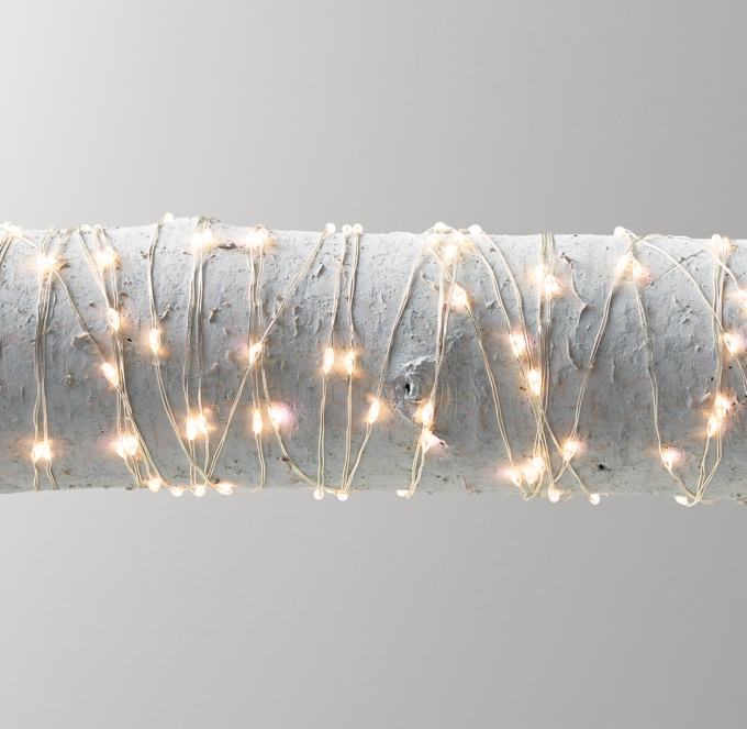 Starry String Lights - Silver | RH TEEN