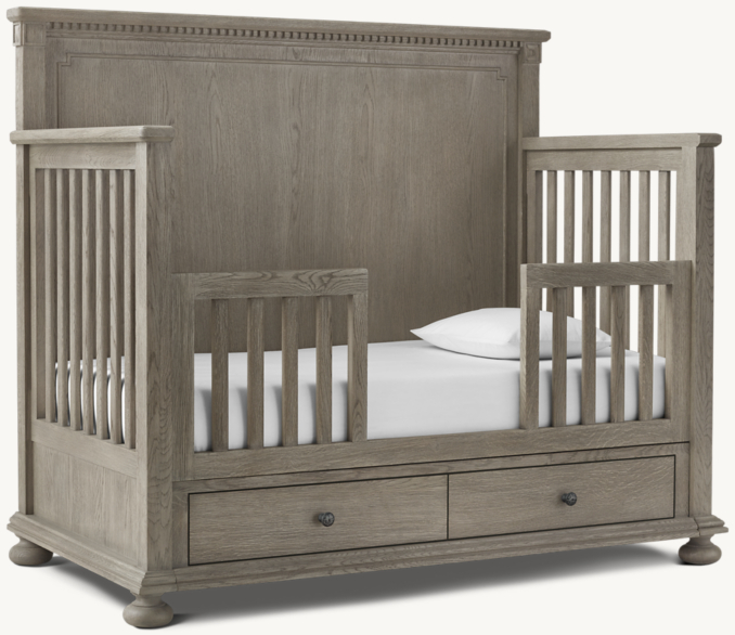 Three Quarter Toddler Bed view of Jameson Storage Conversion Crib 
