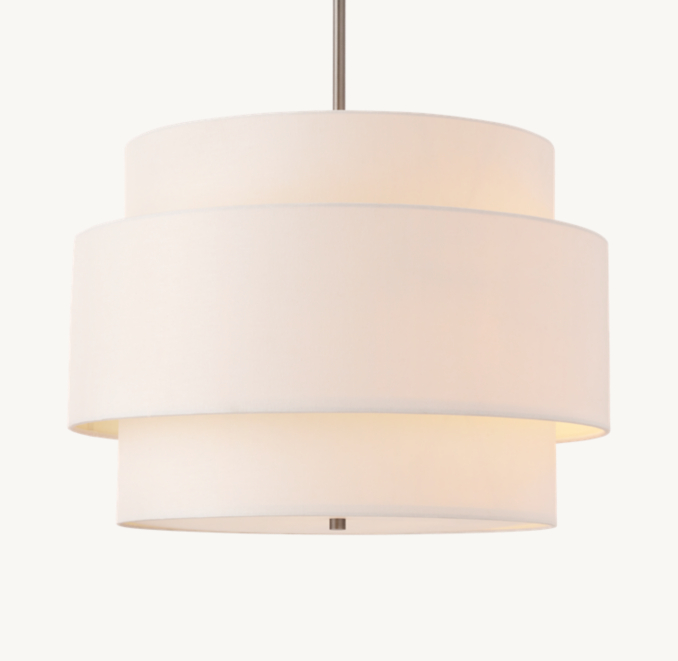 Front view of Camden Tiered Pendant 