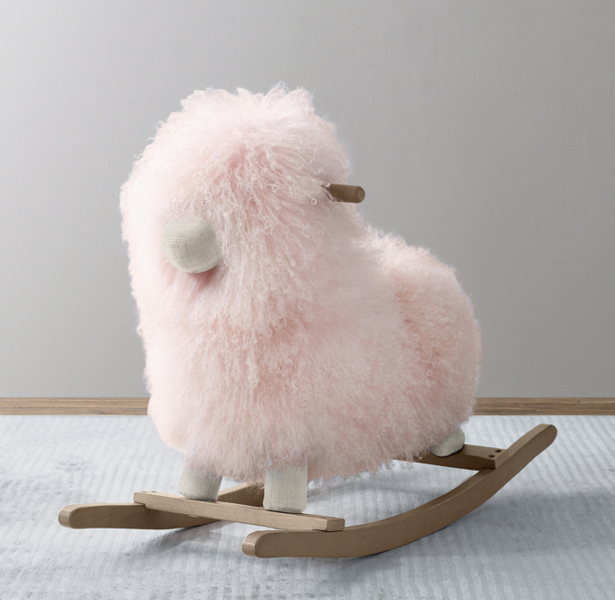 Wooly plush 2024 animal rocker