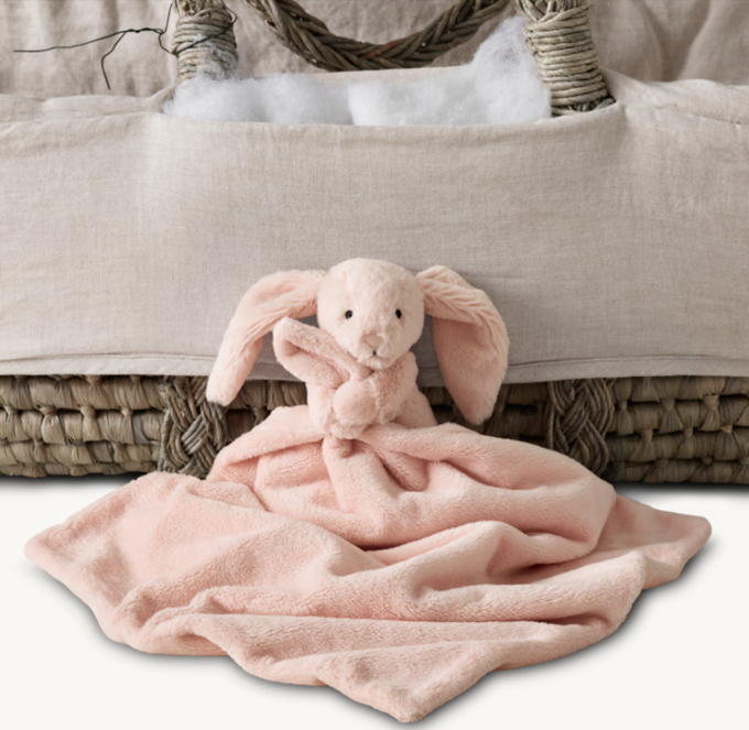 Jellycat&#174; Plush Security Blanket  - Petal Bashful Bunny