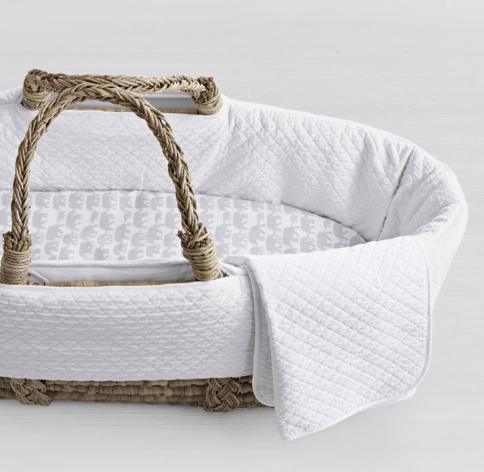 Restoration yoctosun Hardware Moses Basket