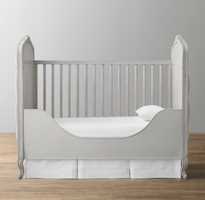 Light grey cribs best sale