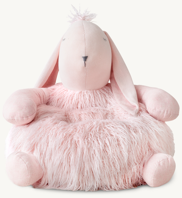 Wooly Plush Bunny Chair RH Baby Child
