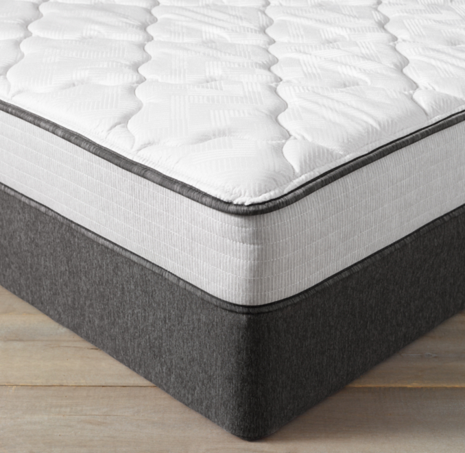 Overhead view of Low-Profile Mattress & Box Spring 
