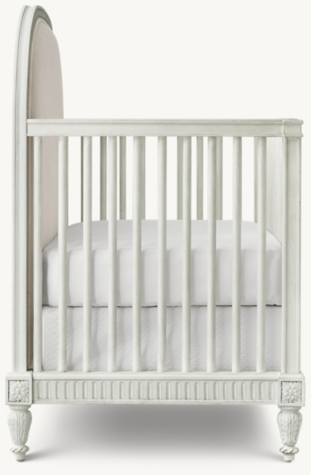 Belle Upholstered Conversion Crib Toddler Bed Kit