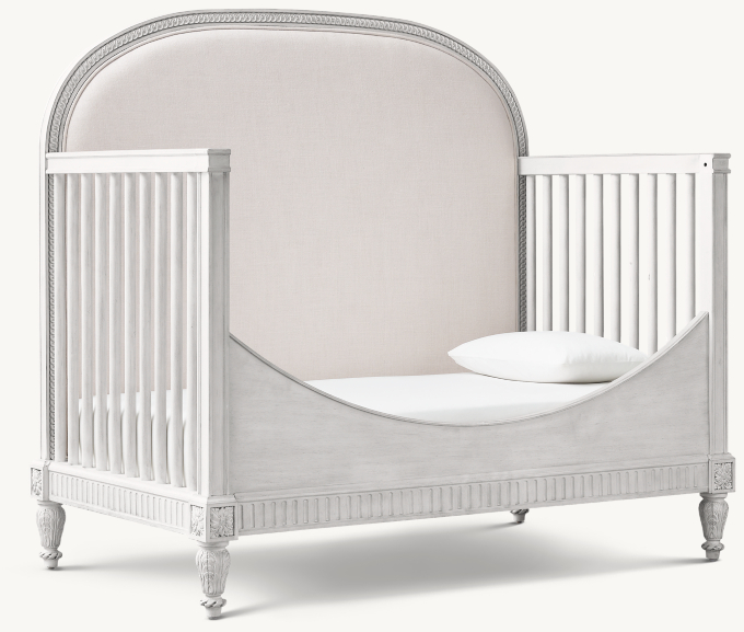 Belle Upholstered Conversion Crib Toddler Bed Kit RH Baby Child