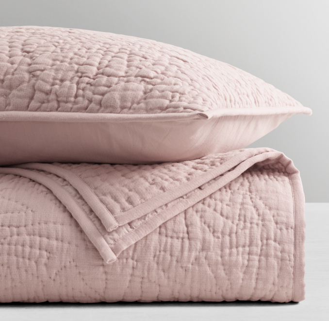 Washed Cotton Gauze Quilt RH