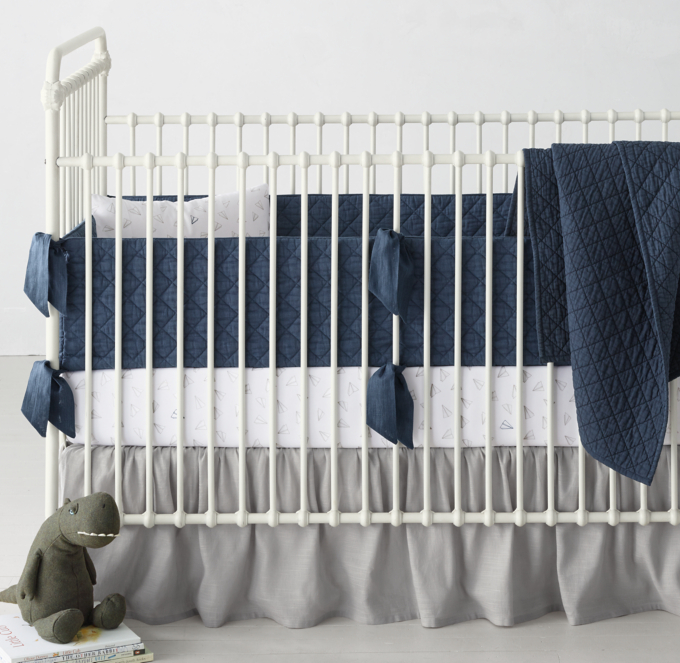 Restoration hardware crib bumper discount