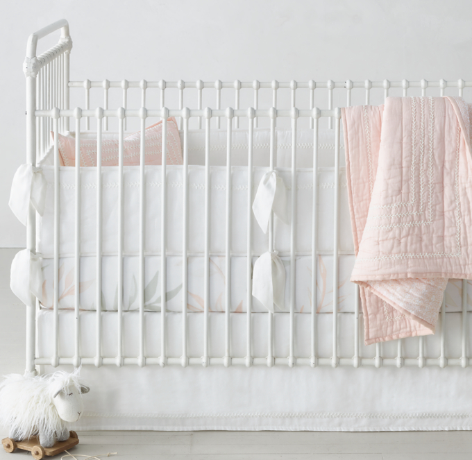 Ultra Fine Organic Cotton Solid Crib Bumper RH Baby Child