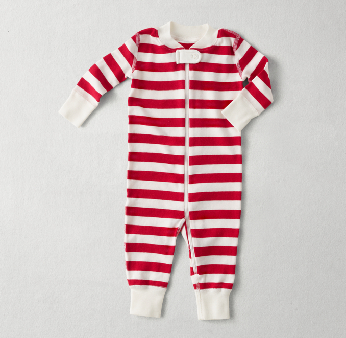 Overhead view of Organic Cotton Baby Pajamas By Hanna Andersson® 