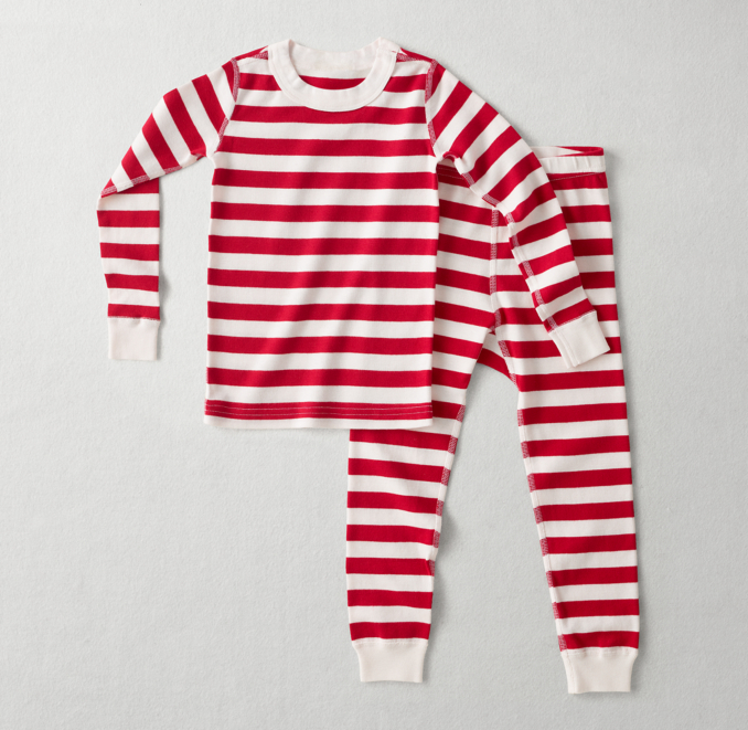 Overhead view of Organic Cotton Kids' Pajamas By Hanna Andersson® 