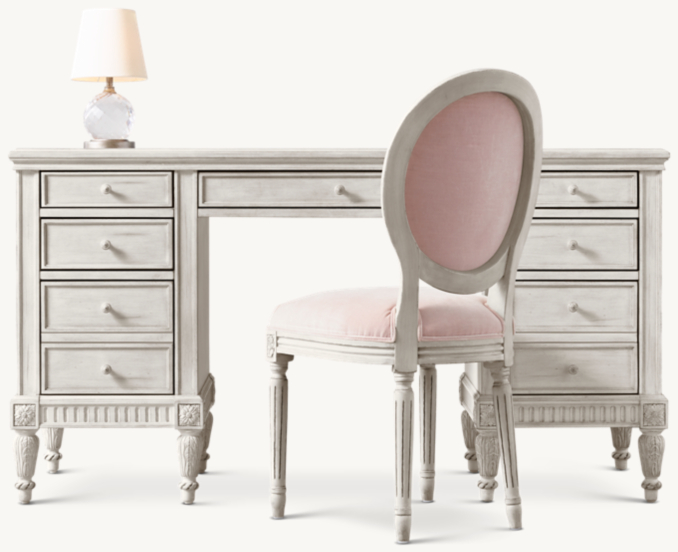 Front view of Belle Storage Desk 
