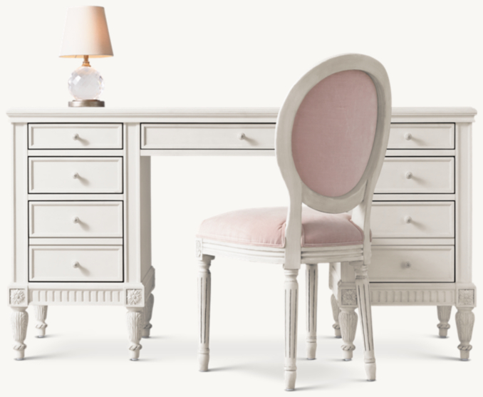 Front view of Belle Storage Desk 