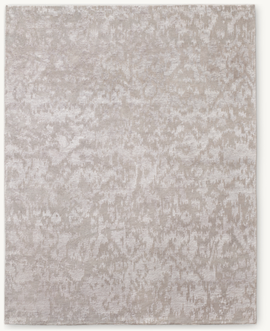 Overhead view of Sasha Ikat Hand-Knotted Rug 
