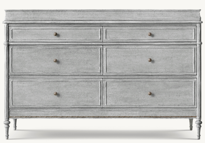 Front view of Aveline Wide Dresser Topper 