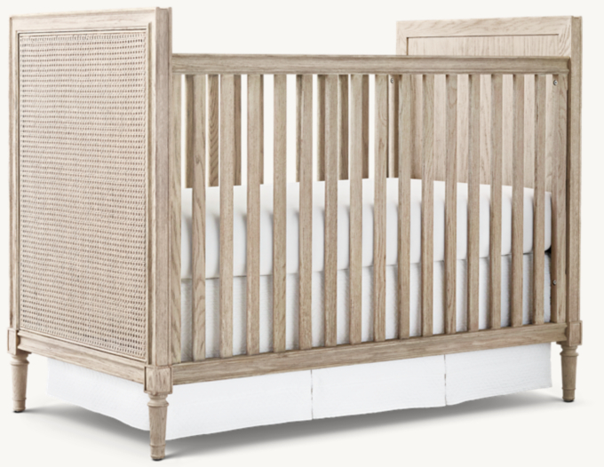 Marcelle Cane Panel Crib RH Baby Child