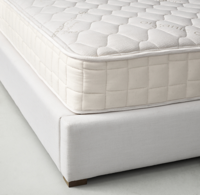 Overhead view of Naturepedic® Rainier Organic Mattress 