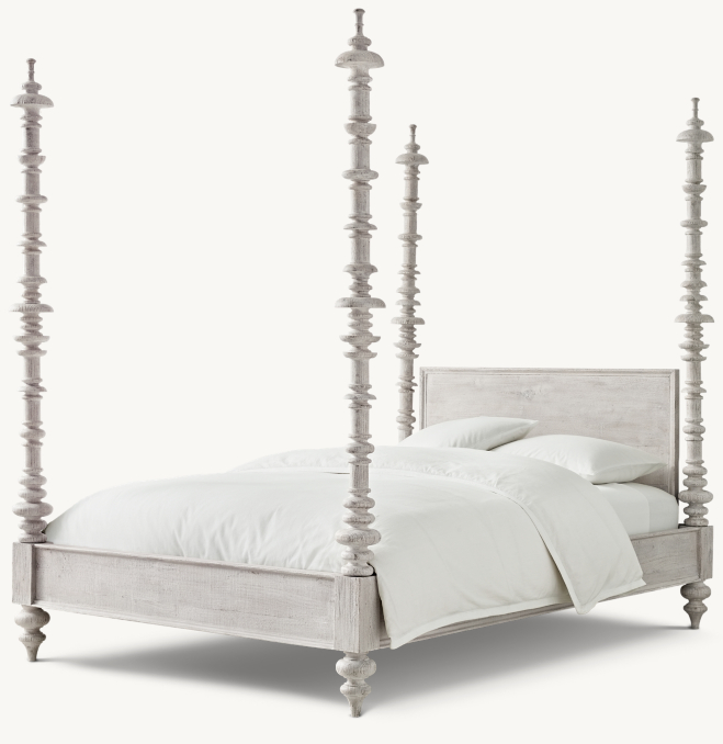 Zoe Four-Poster Bed | RH TEEN