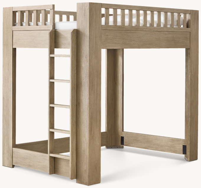 Restoration hardware loft bed with desk discount