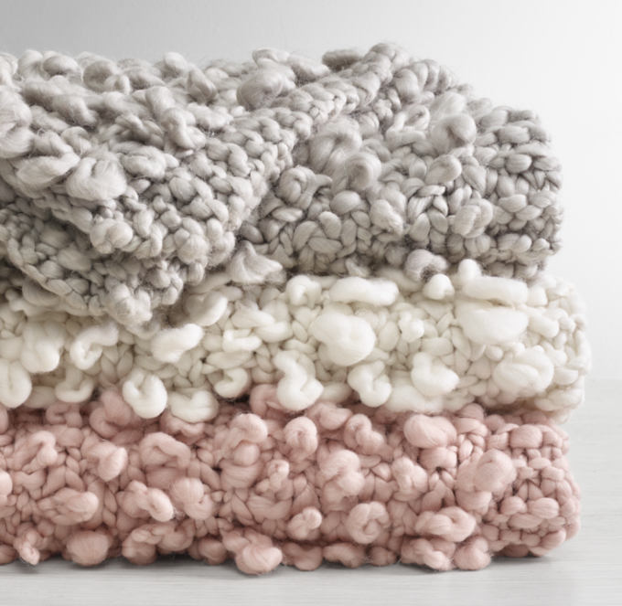 Chunky double knit throw blanket hotsell