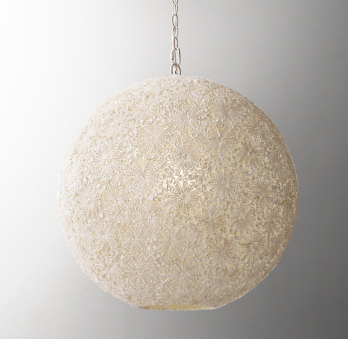 Front view of Ayla Large Pendant 