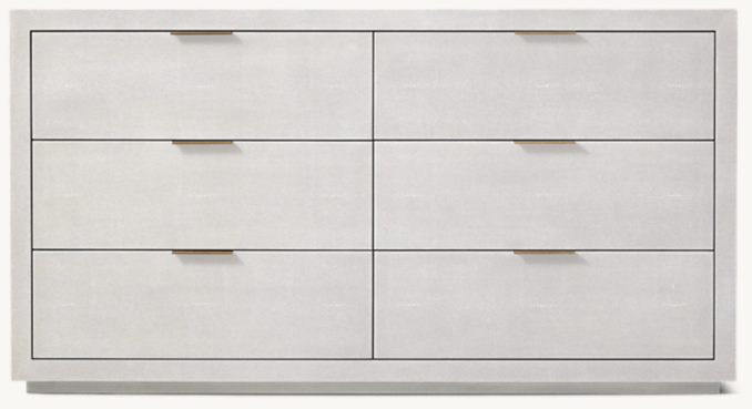 Shown in Frost Shagreen/Brass.