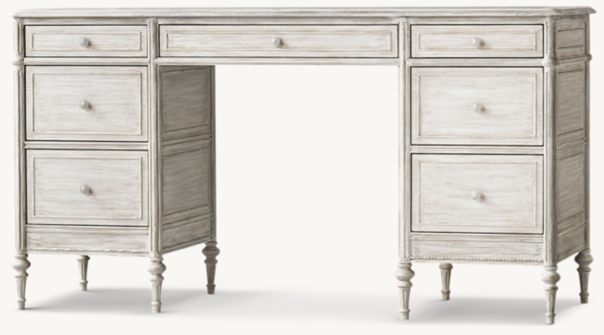 RH Aveline Storage Desk - Thumbnail 3