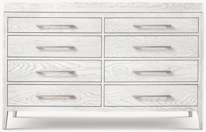 Front view of Jeune French Contemporary Wide Dresser Topper 