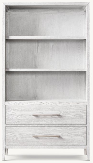 Front view of Jeune French Contemporary Bookcase 