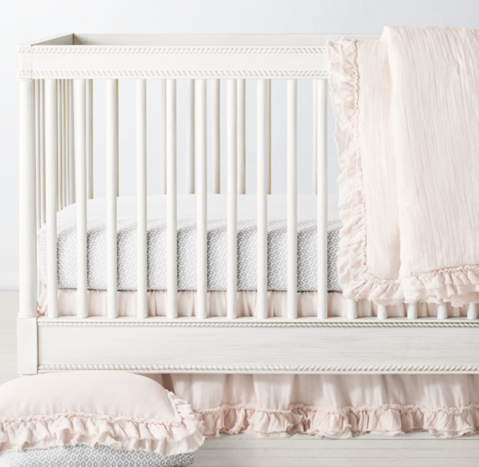 Nursery - restoration hardware baby girl crib and daybed