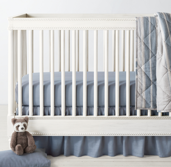 Weston Yarn-Dyed Cotton & Washed Linen-Cotton Nursery Bedding Collection