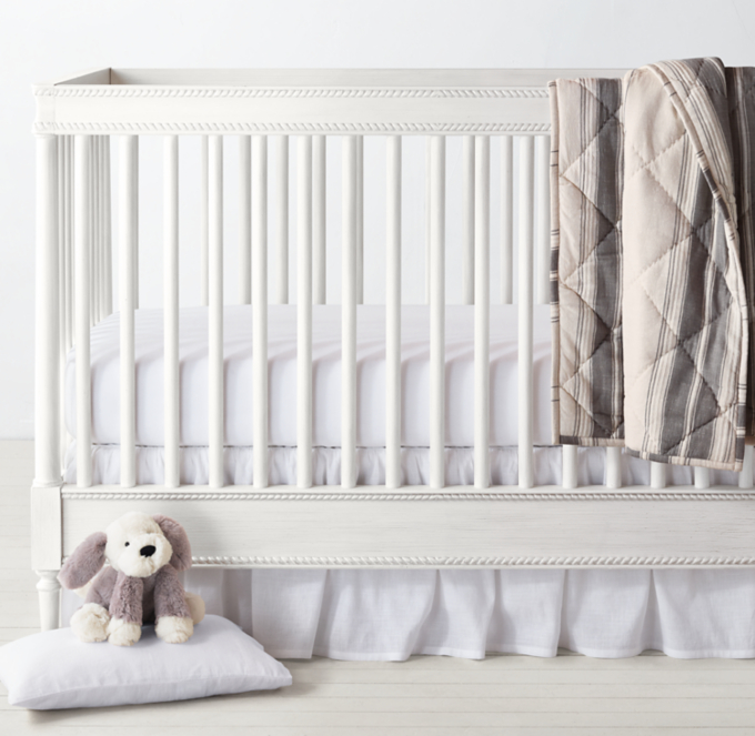 Weston Yarn-Dyed Cotton & Washed Linen-Cotton Nursery Bedding Collection