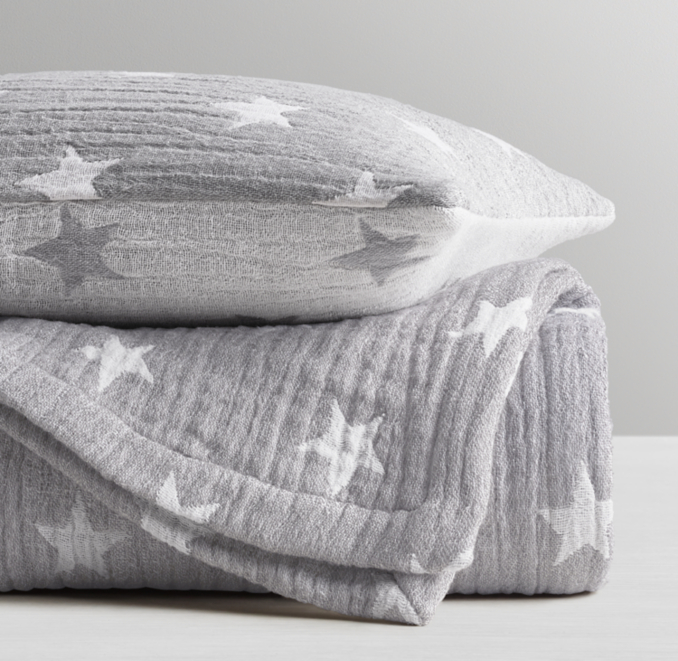 Woven Star Toddler Blanket | RH Baby & Child