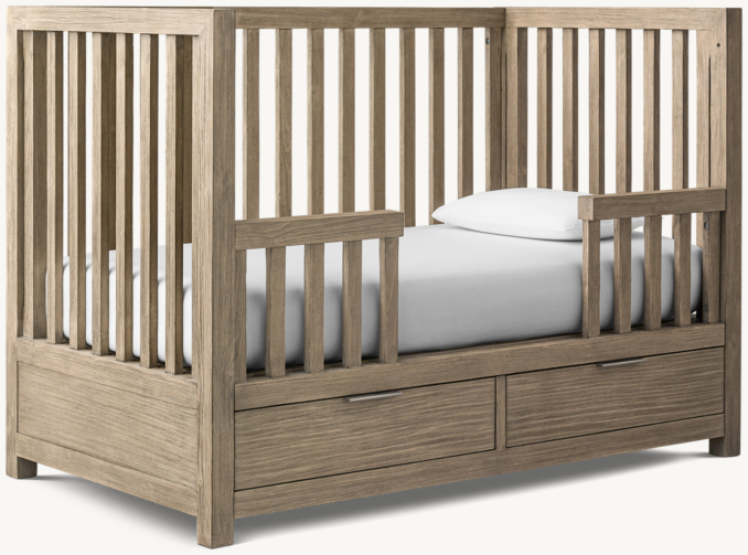 Laguna Storage Panel Crib Toddler Bed Kit