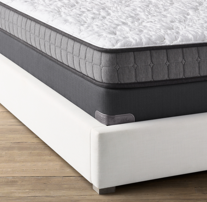 Overhead view of Aireloom Klamath Low-Profile Mattress & 6" Foundation Set 