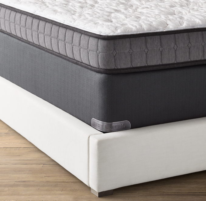 Overhead view of Aireloom® Klamath Low-Profile Mattress & 9" Foundation Set 