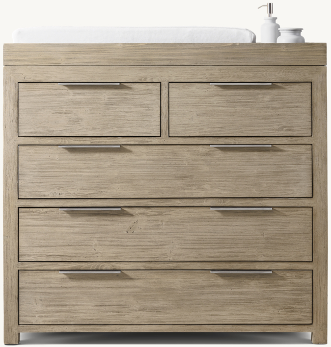 Laguna Dresser &amp; Topper Set