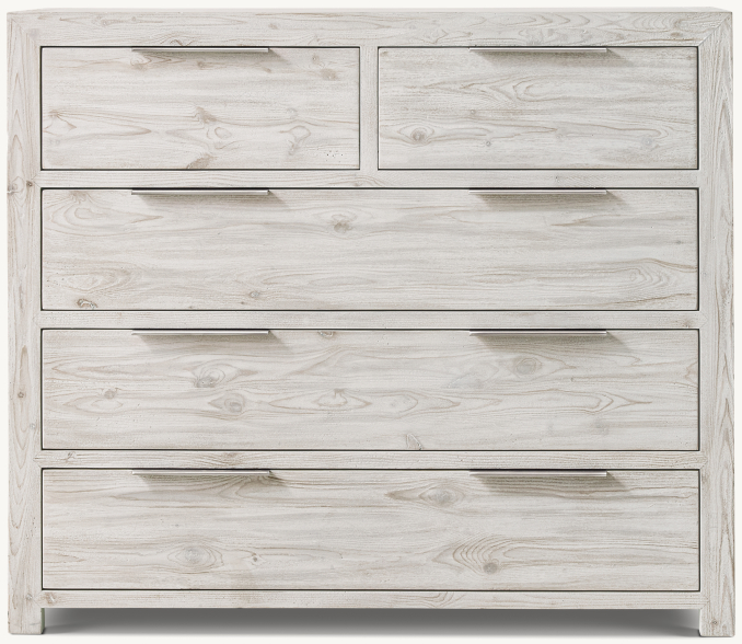 Three Quarter view of Laguna Dresser & Topper Set 