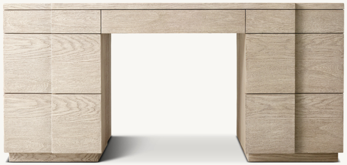 Front view of Cortina Storage Desk 