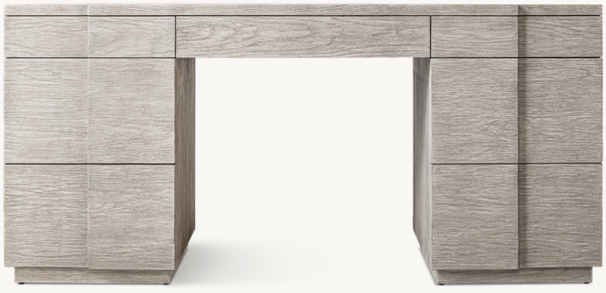 Front view of Cortina Storage Desk 