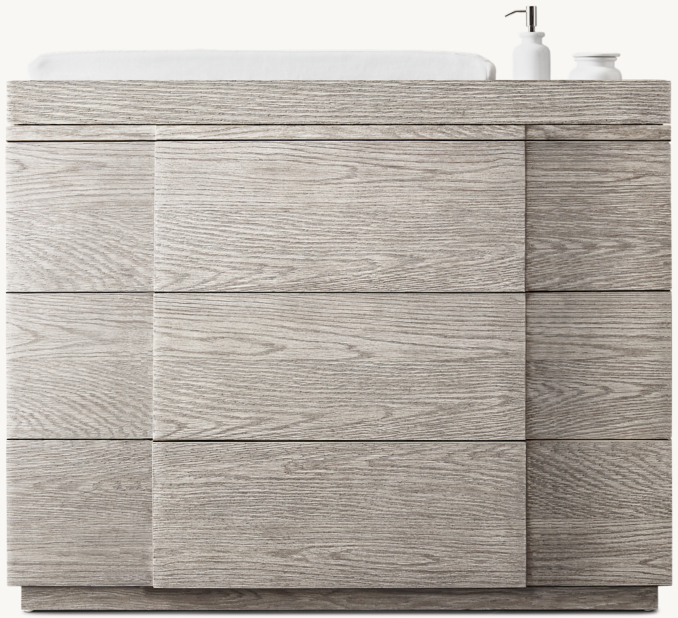 Front view of Cortina Dresser Topper 