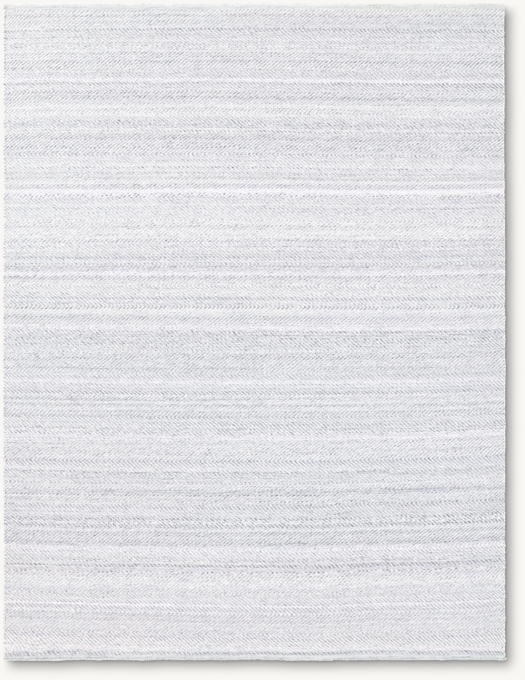 Overhead view of Performance Chevron Flatweave Rug 