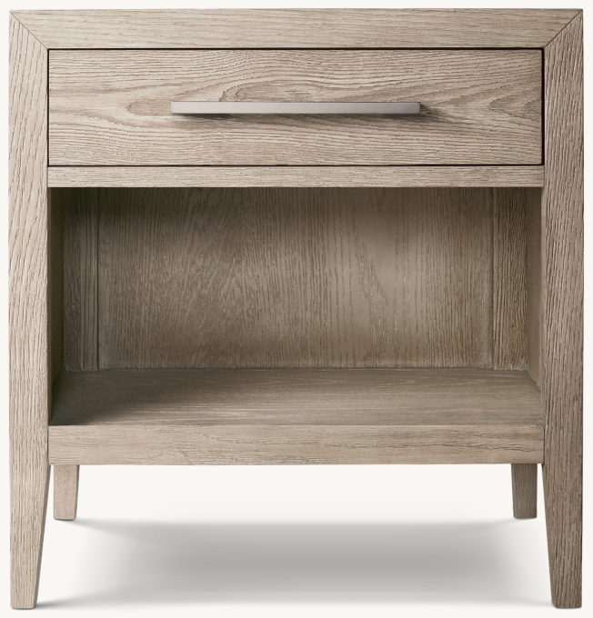 Front view of Jeune French Contemporary Nightstand 